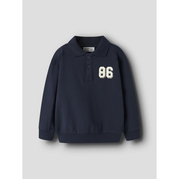name it Langarm Sweatshirt mit Box-Print Navy Blazer