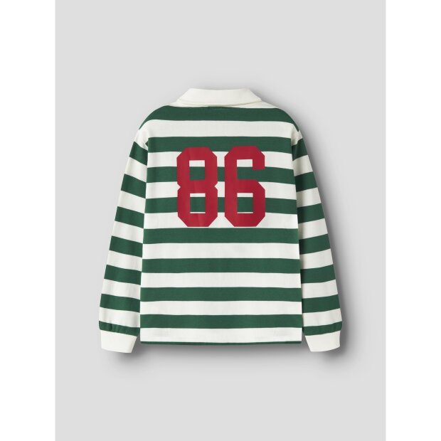 name it Sweatshirt Langarm Polo Box evergreen
