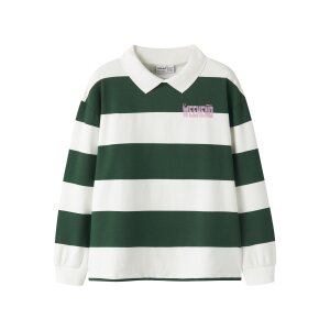 name it Polo Sweatshirt Langarm Evergreen