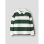 name it Polo Sweatshirt Langarm Evergreen