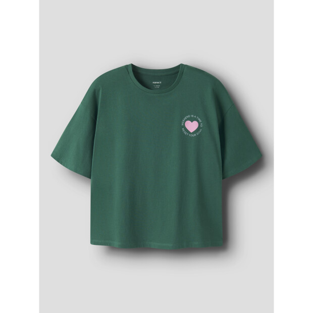 name it Relaxed Kurzarm Top Evergreen