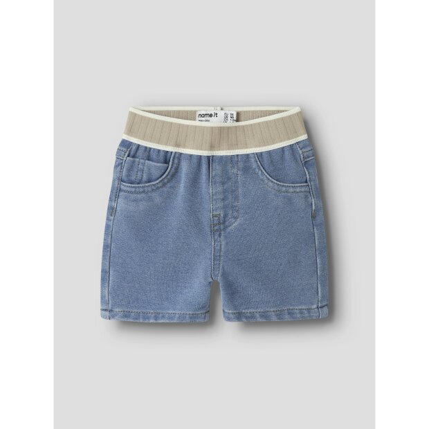 name it Jeans Shorts Light Blue Denim