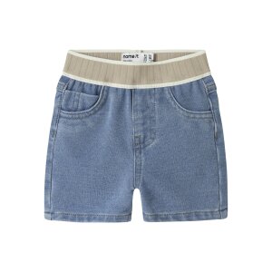 name it Jeans Shorts Light Blue Denim