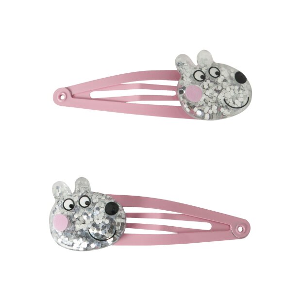 name it haarschmuck peppa 2er set pink drink