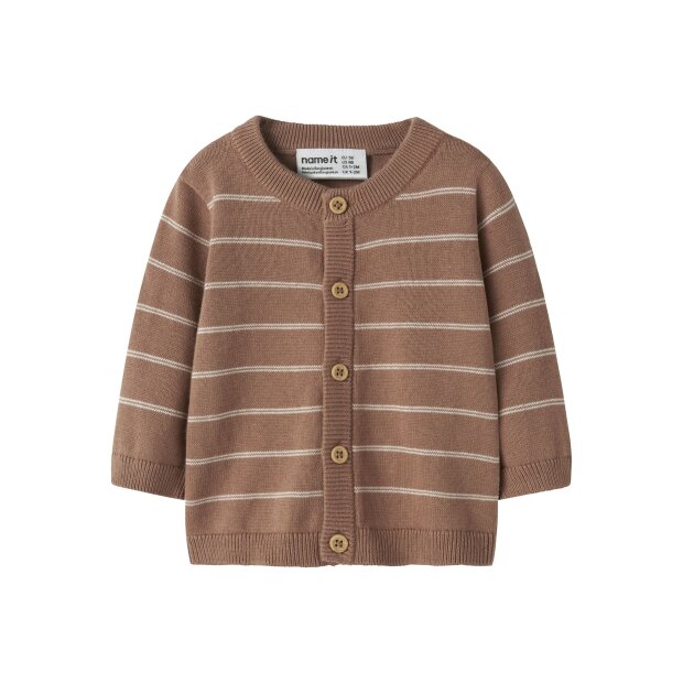 name it StrickJacke Langarm mocha mousse