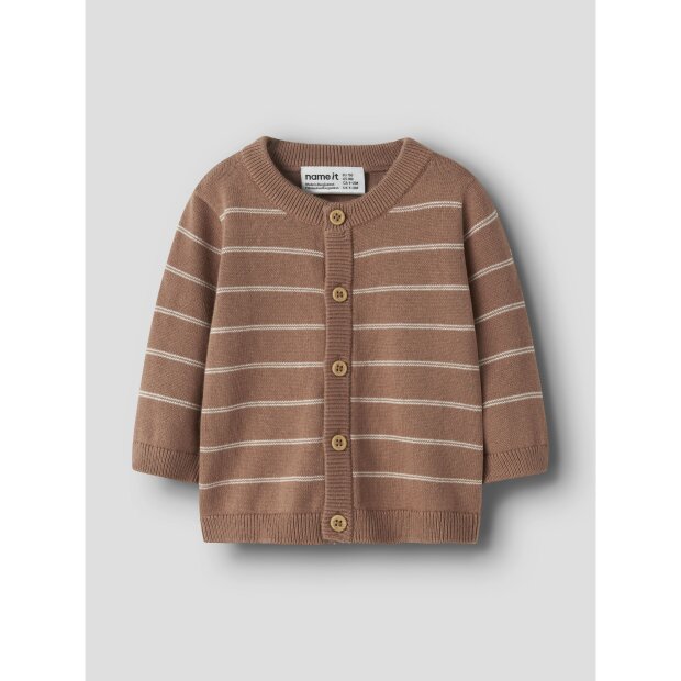name it StrickJacke Langarm mocha mousse