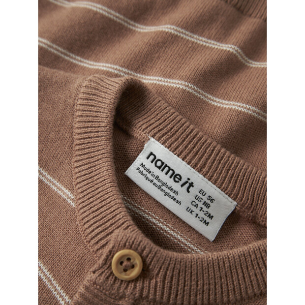 name it StrickJacke Langarm mocha mousse