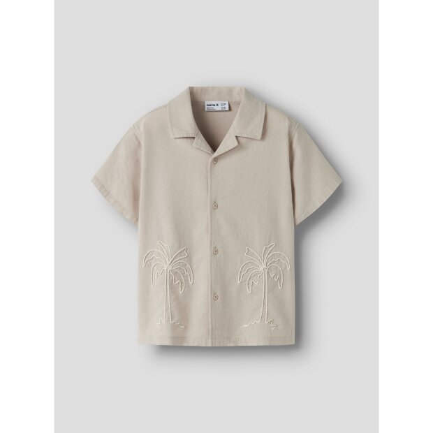 name it T-Shirt mit kurzen Ärmeln chateau gray