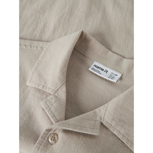 name it T-Shirt mit kurzen Ärmeln chateau gray
