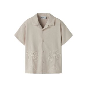 name it T-Shirt mit kurzen Ärmeln chateau gray