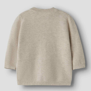 name it StrickJacke Langarm peyote melange