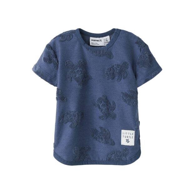 name it Kurzarm Top vintage indigo