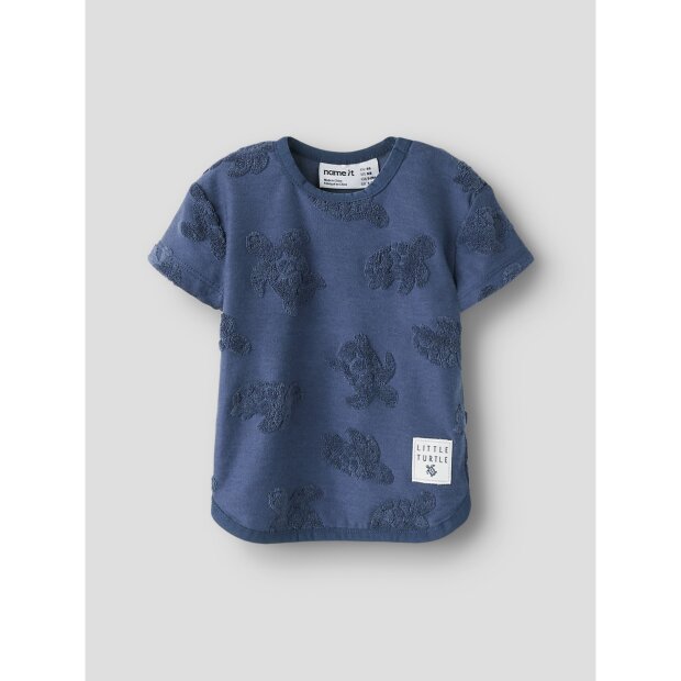 name it Kurzarm Top vintage indigo