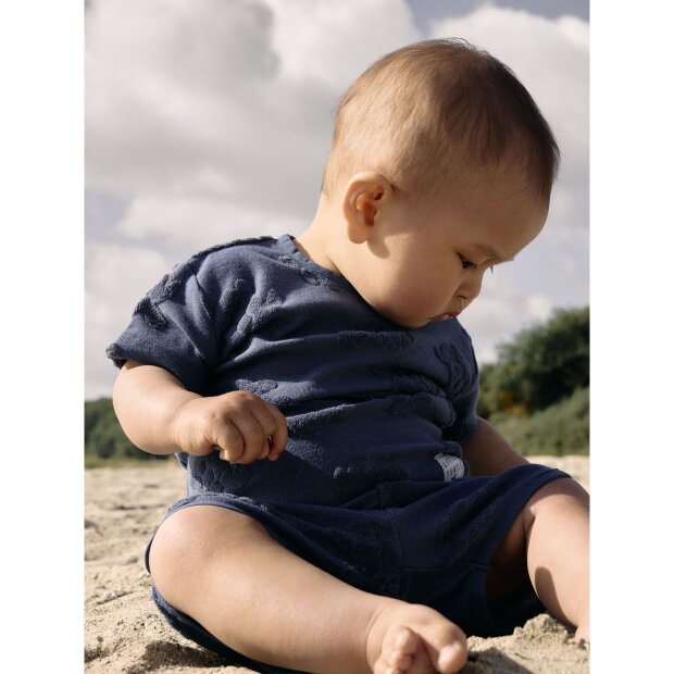 name it Kurzarm Top vintage indigo