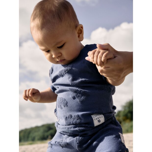 name it Kurzarm Top vintage indigo
