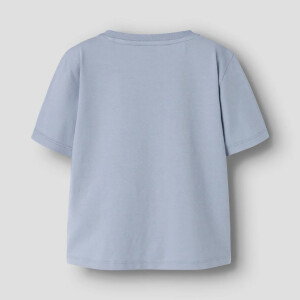 name it Top Kurzarm mit print blue fog