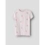 name it Slim-Fit Kurzarm Top cradle pink