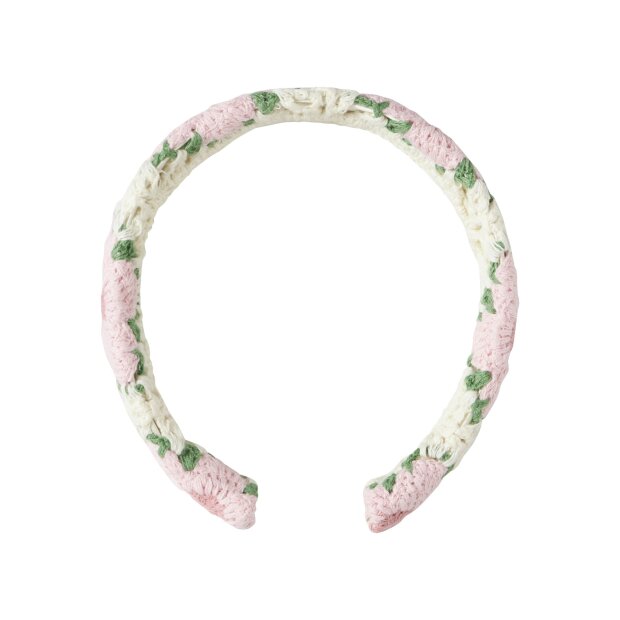 name it haarband mit blumenmotiv cradle pink