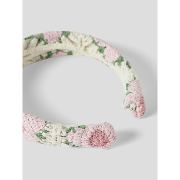 name it haarband mit blumenmotiv cradle pink
