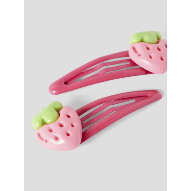 name it 2er Set Haarschmuck pink drink