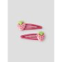 name it 2er Set Haarschmuck pink drink