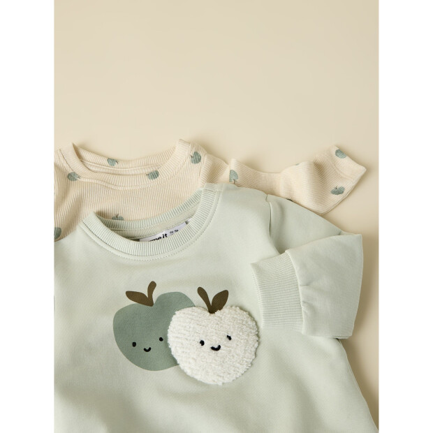 name it Langarm Sweatshirt pale aqua