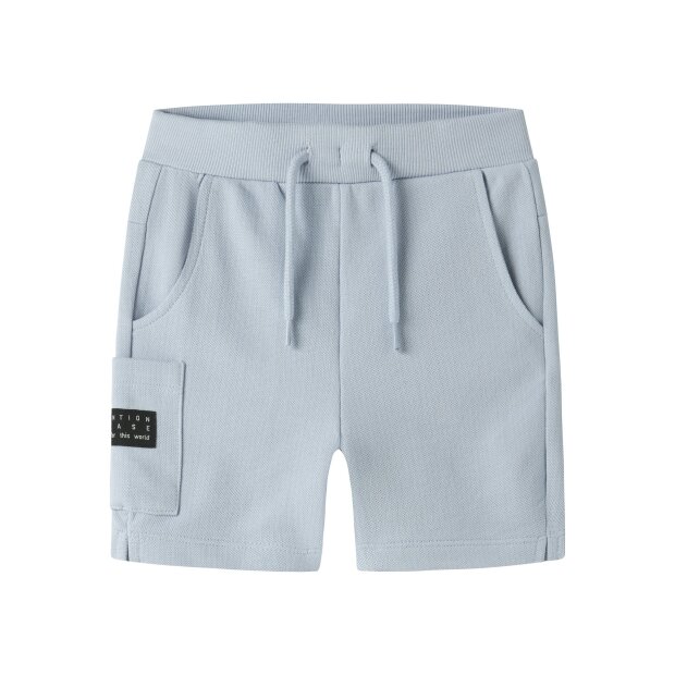 name it Lang kurze Shorts Blue Fog