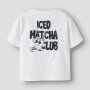 name it Top Kurzarm mit box-aufdruck bright white