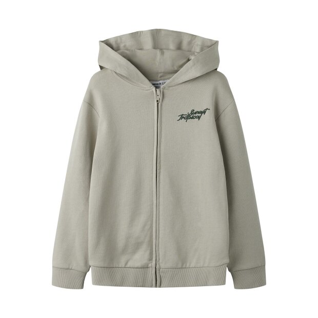 name it Langarm Sweatshirt StrickJacke Chateau Gray