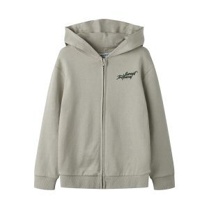 name it Langarm Sweatshirt StrickJacke Chateau Gray