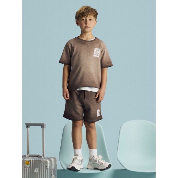 name it Sweatshirt Kurzarm chestnut