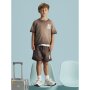 name it Sweatshirt Kurzarm chestnut