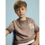 name it Sweatshirt Kurzarm chestnut