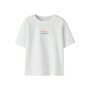 name it Relaxed Fit Kurzarm Top Bright White