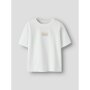name it Relaxed Fit Kurzarm Top Bright White