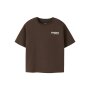 name it Relaxed Fit Kurzarm Top chestnut