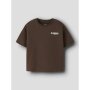 name it Relaxed Fit Kurzarm Top chestnut