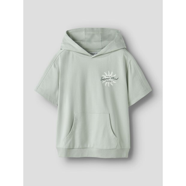 name it Sweatshirt Kurzarm weiß pale aqua