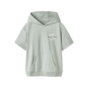 name it Sweatshirt Kurzarm weiß pale aqua