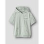 name it Sweatshirt Kurzarm weiß pale aqua