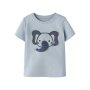 name it Top Kurzarm box Blue Fog