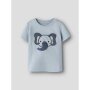 name it Top Kurzarm box Blue Fog
