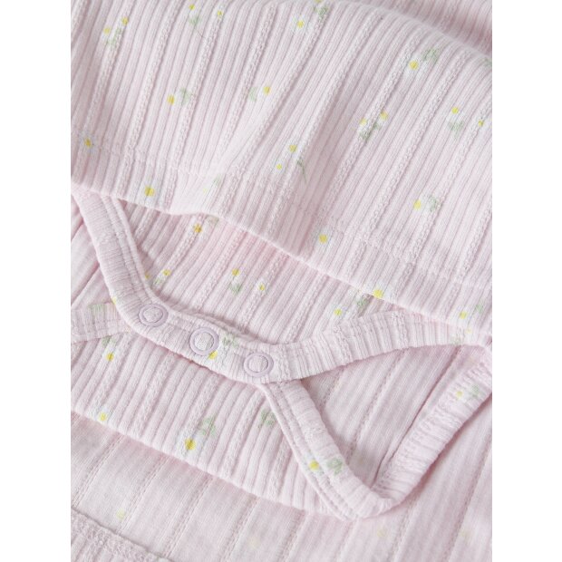 name it Bodydress mit Kapuze cradle pink