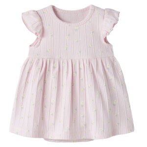 name it Bodydress mit Kapuze cradle pink