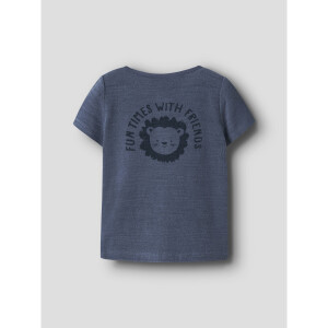 name it Top Kurzarm Vintage Indigo