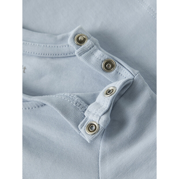 name it Kurzarm Top Box Blue Fog