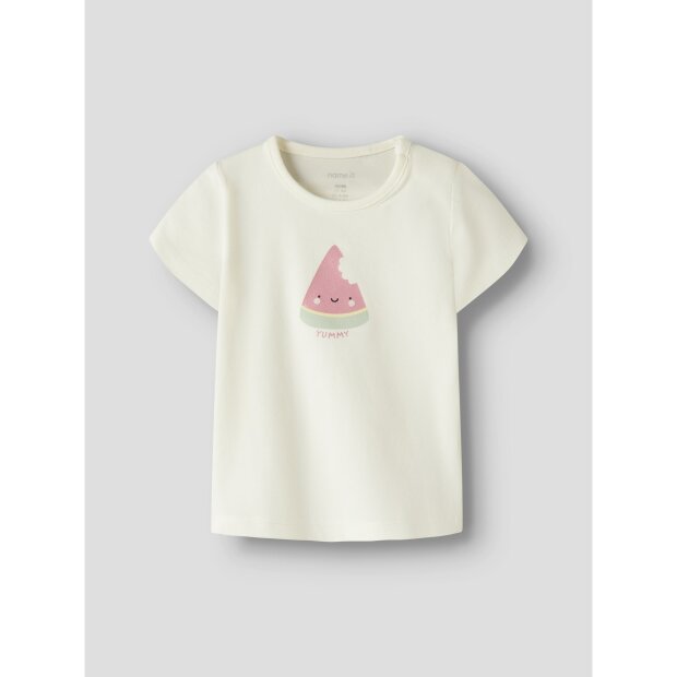 name it Top Kurzarm box Cloud Dancer