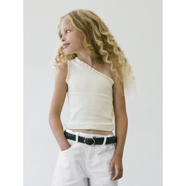 name it oneshoulder Kurzarm Top pear sorbet