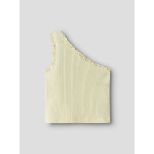 name it oneshoulder Kurzarm Top pear sorbet