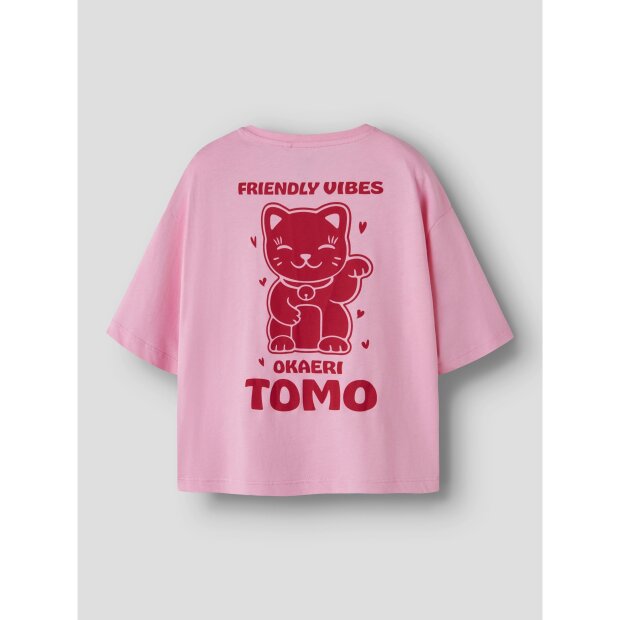 name it Kurzarm Top pink drink